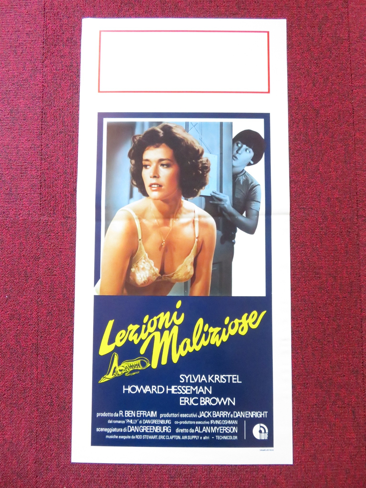 Locandina originale film Lezioni maliziose (1981) - Regia di Alan Myerson