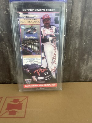 Vintage 1998 Dale Earnhardt Daytona 500 Commemorative Ticket Collectors Limited