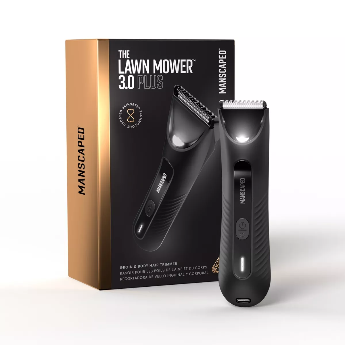 MANSCAPED The Lawn Mower 3.0 PLUS Groin Body Hair Trimmer SkinSafe Blade