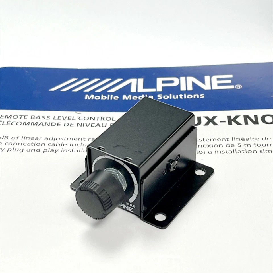 Alpine RUX-KNOB Remote Bass Level Control with 5m Connection Cable New Original - Image 3 of 4