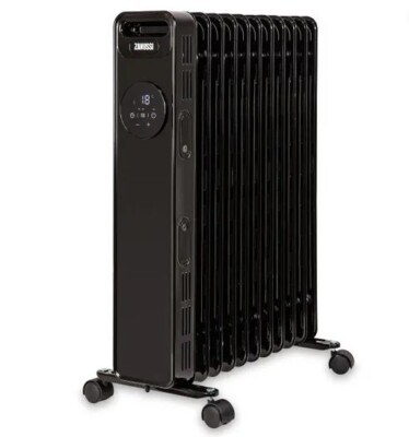 Zanussi Digitaler Ölheizkörper 2,3 kW - Schwarz glänzend