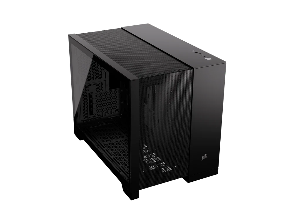 CORSAIR 2500D AIRFLOW Micro ATX Dual Chamber PC Case – Fully Mesh Front, Side, a - Image 2 of 4