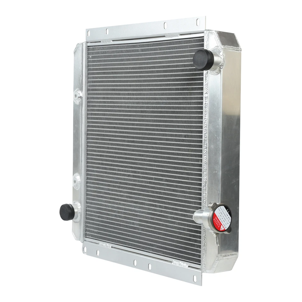 Aluminum Radiator 3 Row For 1958-84 Toyota Land Cruiser FJ40 FJ45 Series L6 AT Foto 2 de 4