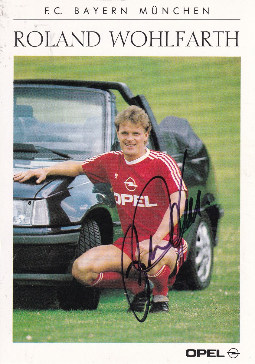 Roland Wohlfarth - Bayern München - handsigniert (Gebraucht) in