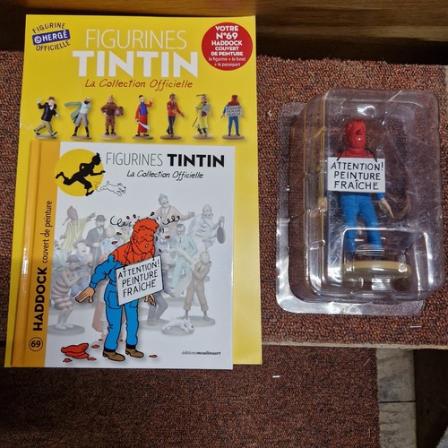 Kuifje HC Figurines Tintin La collection officielle 069 Haddock couvert de peinture