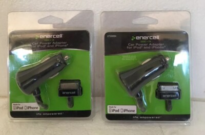 Enercell 5VDC/1.5A Car Power Adapter for iPod and iPhone 2730694