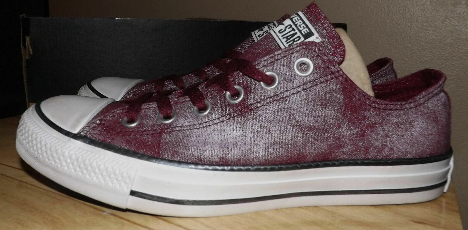 DONNA CONVERSE NUOVE DONNA TAGLIA 5 OXHEART SCARPE NUOVE SCARPE SPORTIVE