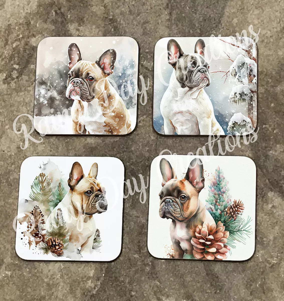 French bulldog clearance coasters