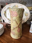 10.1/4" Weller Pottery Woodcraft Flemish Dogwood Floral Vase