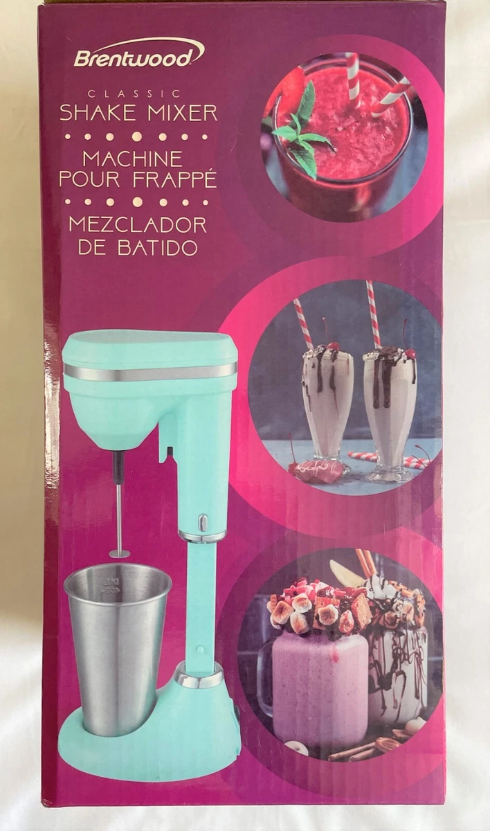 New Brentwood Classic Milk Shake Mixer with 15oz Stainless Steel