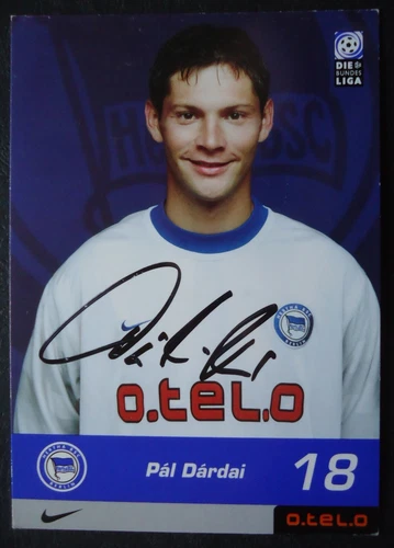 109 Pal Dardei Hertha BSC 2000/01 Autograph Card Original Signed