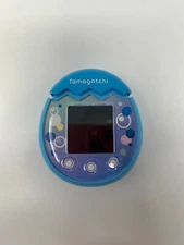 Tamagotchi Pix Ocean Blue Handheld Device Tested & Works!