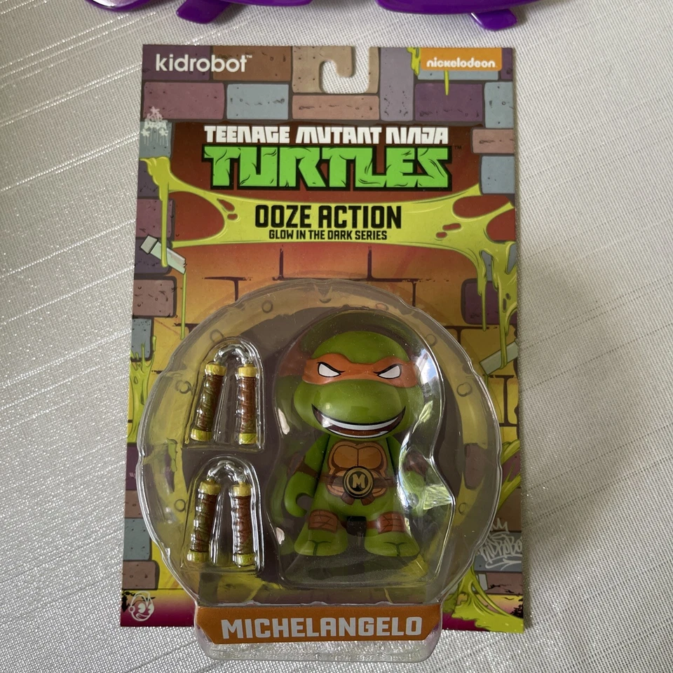 РЕДКАЯ TMNT Michelangelo Ooze Action Kid Robot Nickelodeon Экшн-фигурка 2014 - Изображение 2 из 3