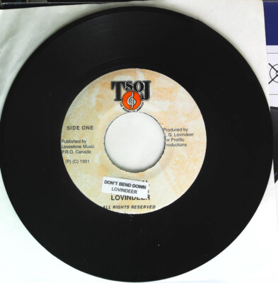 Lloyd Lovindeer - Don t Bend Down / VG / 7'''', M/Print, RP