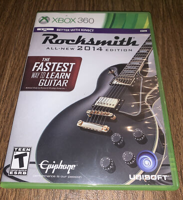 Rocksmith 2014 Edition Microsoft Xbox  360 Complete Tested