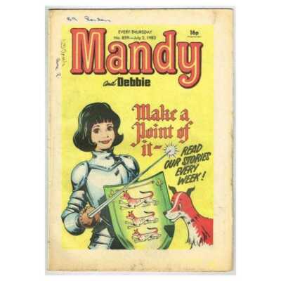 Mandy Comic  2 July 1983 mbox3127/c No.859 Make point of it ....