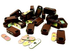 MAGNETIC CATCHES brown strong magnet cupboard wardrobe door catch lock (257)