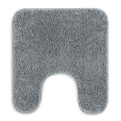 Mainstays Basic Polyester 20'' x 22'' Contour Bath Rug, Grey