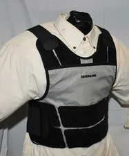 New Large Concealable Lo Vis Vest Made with Kevlar IIIA Body Armor Bullet Proof