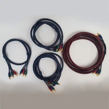 Audioquest – Component Video Cables – Assorted Lengths - Tested / Working (USED