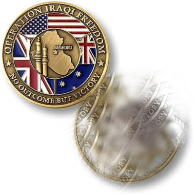 USN Operation Iraqi Freedom 2003 US Navy Multi-National Coalition Challenge Coin