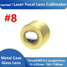 M9 Laser Focal Lens Collimator Glass 700-1100nm for Laser Diode Module