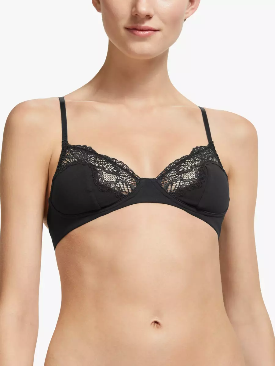 John Lewis Gentle Support Andrea Non Padded Bra - Black Size 30AA RRP:  £26.00