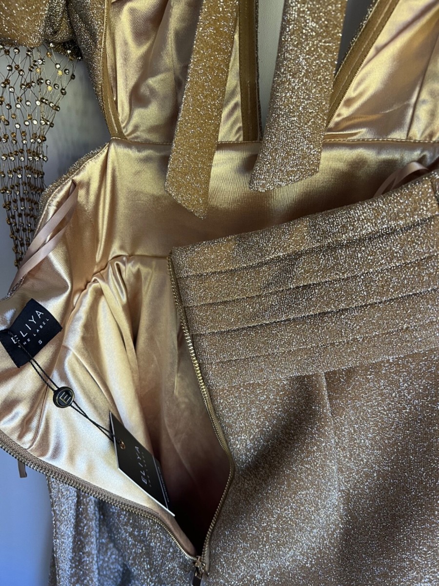 eliya the label gold dress Tamara Dress – TOGAH main image 0