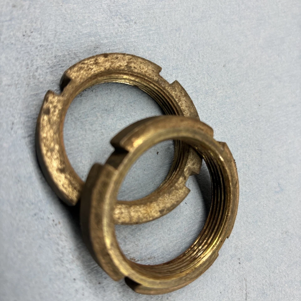 1983 - 1986 Yamaha Tri-moto Ytm225dx 225DR задняя ось зажимные гайки хорошо - Изображение 3 из 3