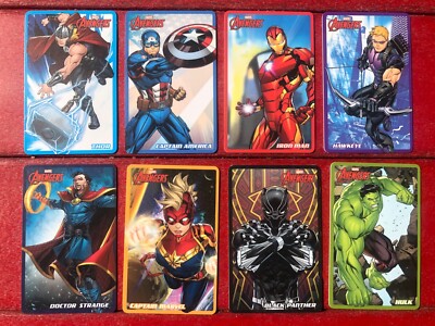 No barcode or Family Entertainment Group - Andamiro Avengers 8 Cards - no Thanos