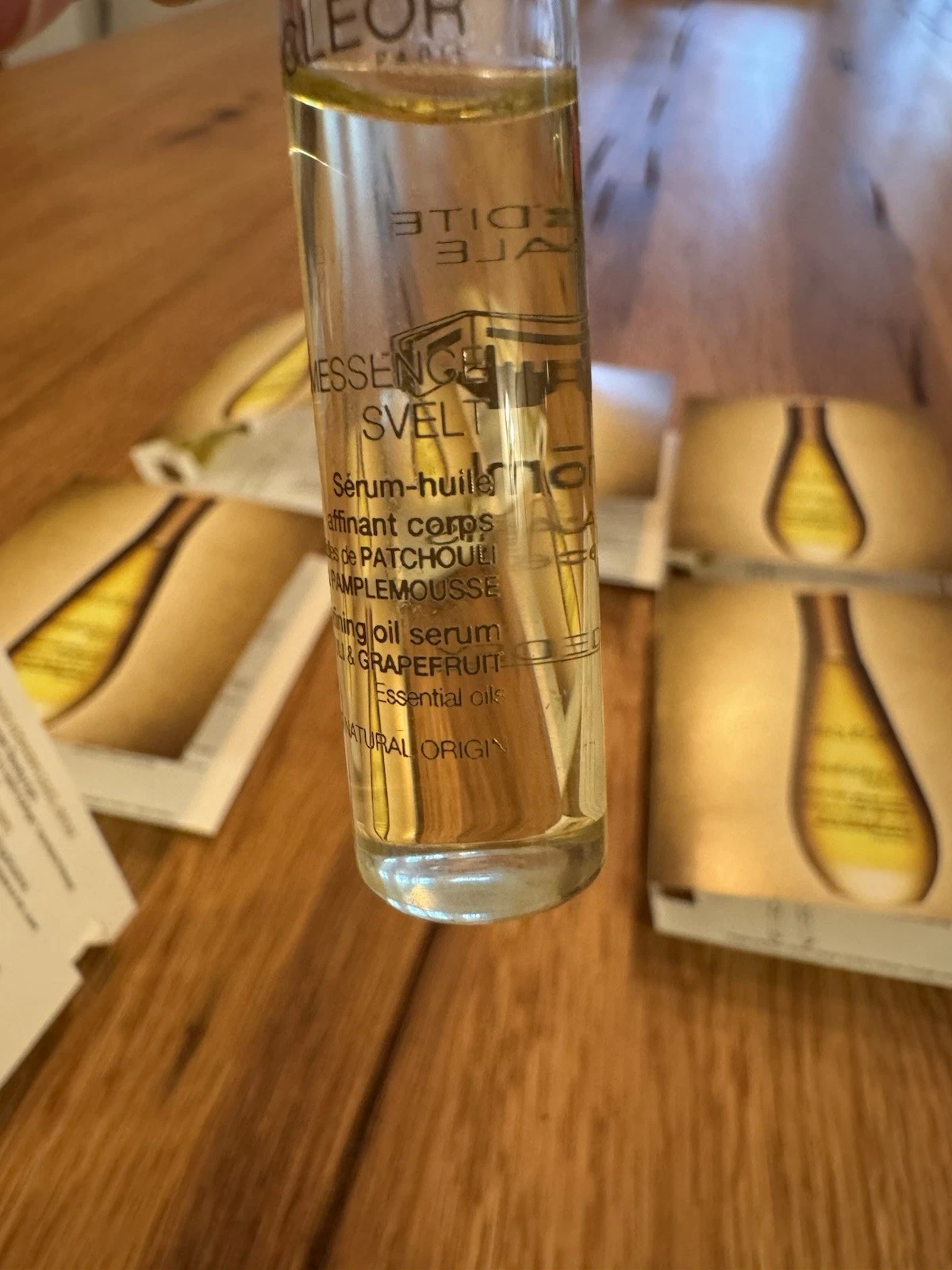 7x Decleor Aromessence Svelt Body Refining Oil Serum Patchouli Grapefruit 5ml 5