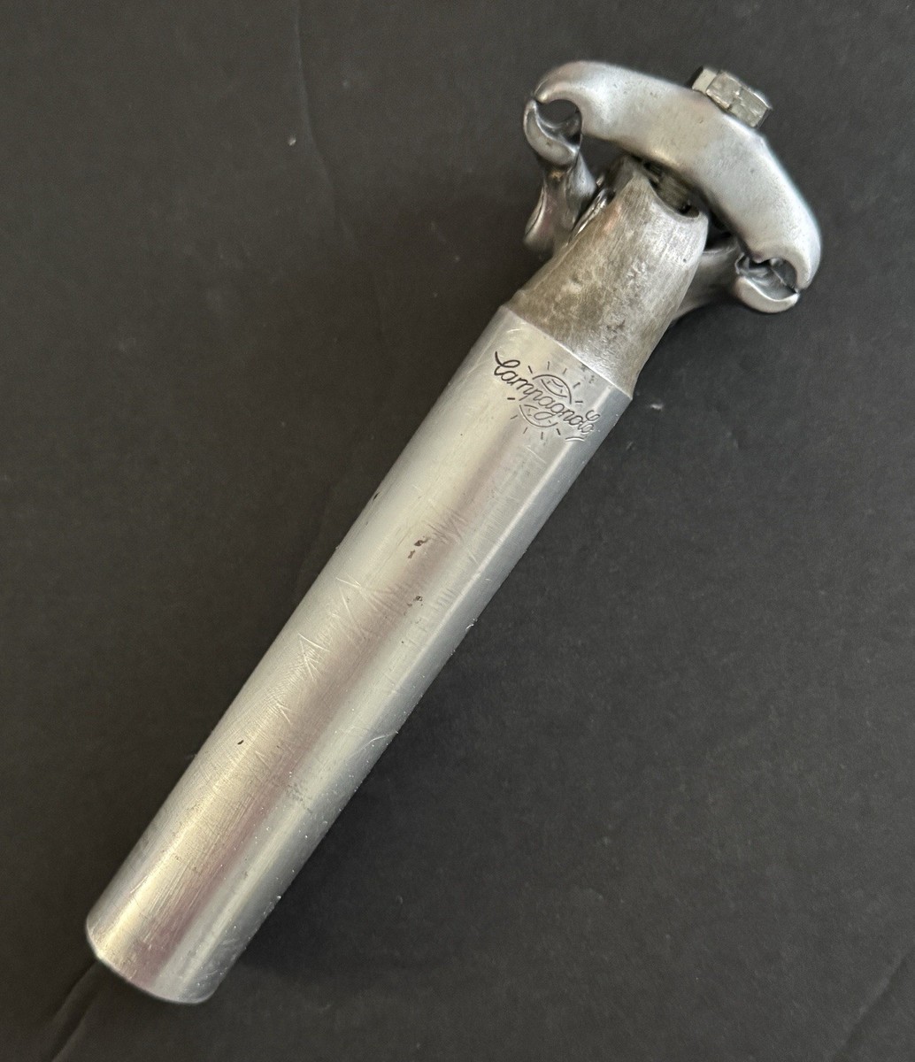 も*i様 CAMPAGNOLO SEATPOST 26.8 Campagnolo Nuovo Record bicycle seat post 26.8 Patent vintage 70's
