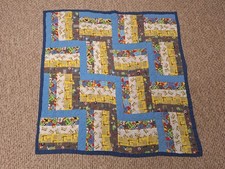 Project Linus Handmade Quilt Blanket Construction Car Cartoon Patch Kids Baby