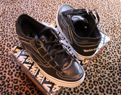 RARE! VINTAGE! Original Black MOTORHEAD Vans Rowley Skate Shoes
