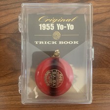 ORIGINAL 1955 DUNCAN SUPER YOYO TOURNAMENT TOPS TRICK BOOK RED USA NEW
