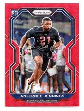 Anfernee Jennings 2020 Panini Prizm #371 Red Wave Prizm /149 RC Rookie