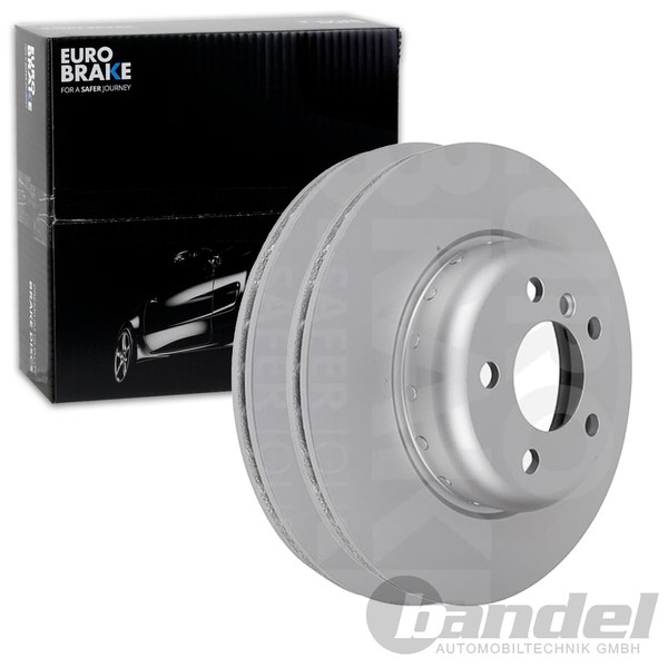 2X Eurobrake Bremsscheiben 330Mm BelÜFtet Bremsscheibe Zweiteilig Vorne Passend-image