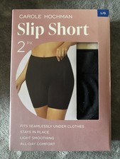 Carole Hochman Women's L 2 Pack Slip Shorts