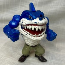Vtg 1994 Street Sharks RIPSTER Action Figure Gray Pants Street Wise Designs READ