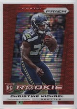 2013 Panini Prizm Rookie Target Red Pulsar Prizm Christine Michael #213 7mg