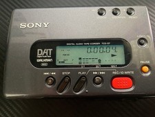 Sony DAT Walkman TCD-D7 Portable Digital Audio Tape Recorder Used