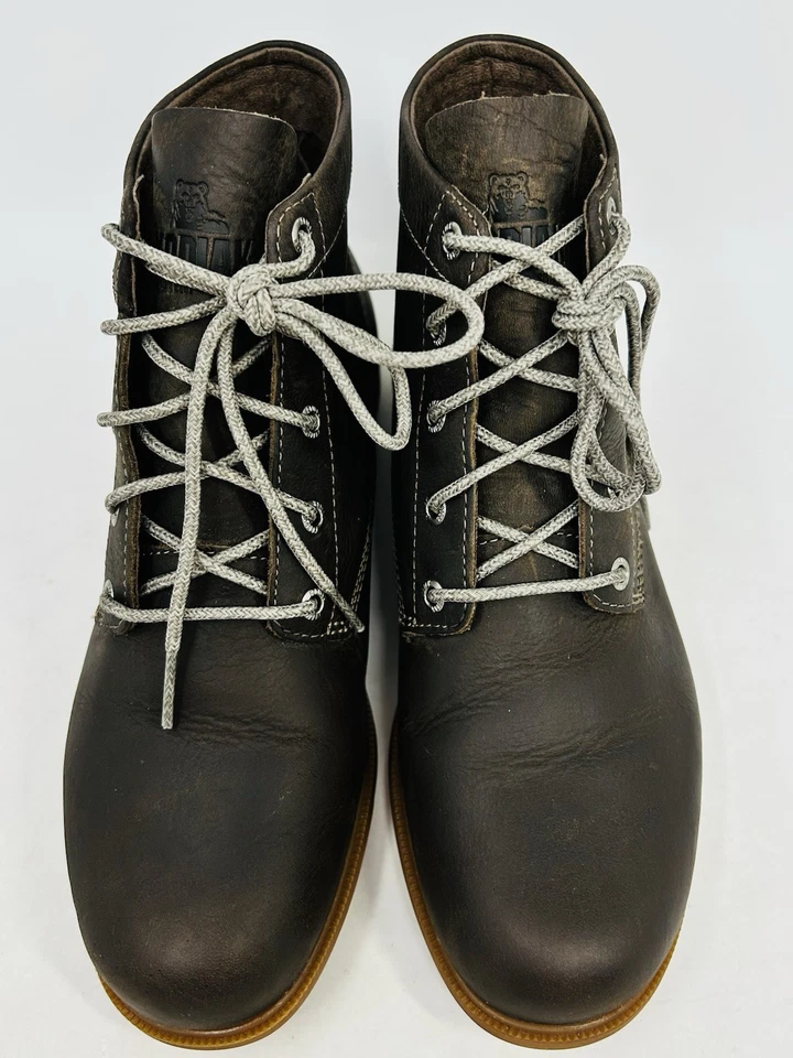 Botas Kodiak Canada Low Rider Originales Talla 8 Cuero Marrón Con Cordones Nuevas sin Etiquetas Foto 3 de 4