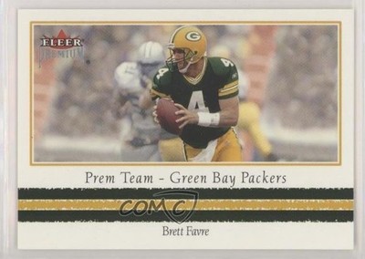 2002 Fleer Premium Prem Team Brett Favre #4PT HOF g2x