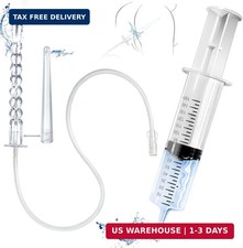150ML Enema Syringe Cleaning Douche System Travel Enema Kit for Colon Cleansing
