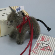 Steiff 901577 Mini Weihnachtseselchen 9 cm ! Mohair ! Wohl nur für Mitarbeiter !