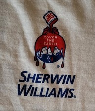 Sherwin Williams Gildan T-shirt Adult White Ss Painter Graphic Dbl Sided Xl New Sherwin Williams Gildan T-shirt Adult White Ss Painter Graphic Dbl Sided Xl New