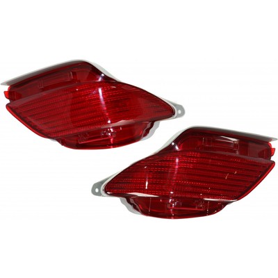 For Lexus RX350 Rear Reflector 2010-2015 Pair Driver and Passenger Side DOT
