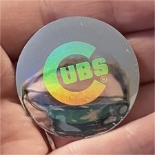 Chicago Cubs Holographic Sticker Multi-Color MLB Baseball Memorabilia
