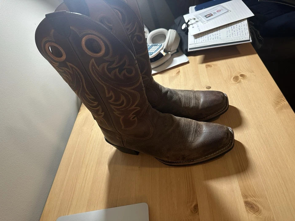 Botas de Vaquero Ariat Legend 35709 Cuero Marrón Para Hombre Talla 12D EE. UU. Foto 4 de 4