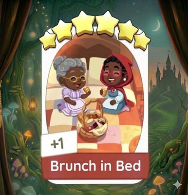 Brunch in Bed - 6 star - Monopoly go Set 19